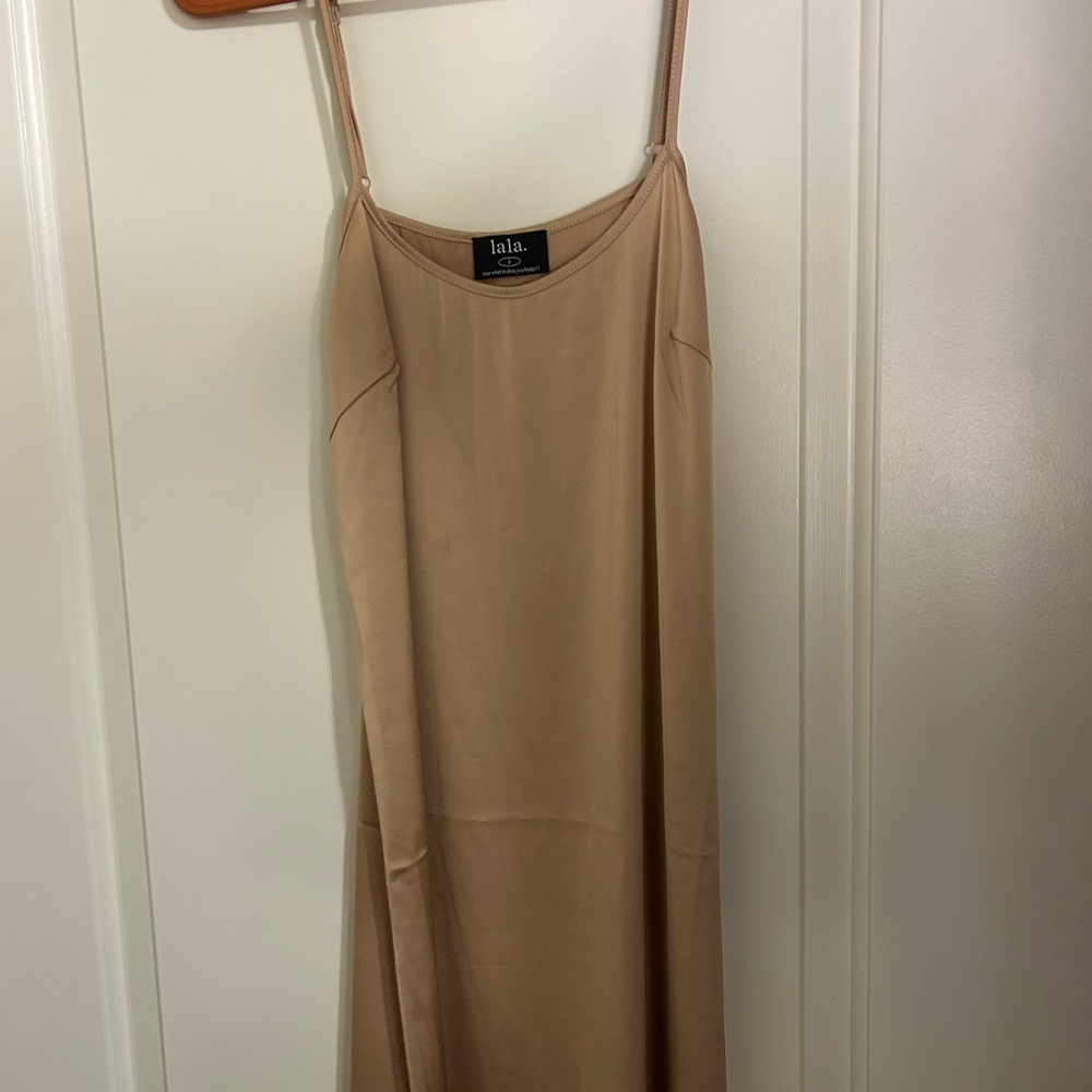 DRESSED IN LALA ORIGINAL: Soul Stuff Knit Dress + Slip Dress size S - Picture 5 of 5